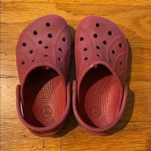 Red Crocs